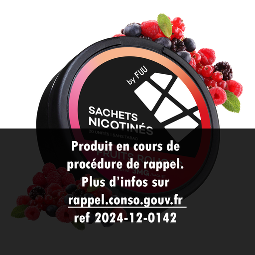 [SNFR] Sachets Nicotinés Fruits Rouges